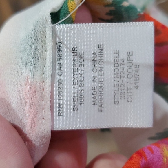 Joie silk floral sheet lightweight top - Picture 6 of 6